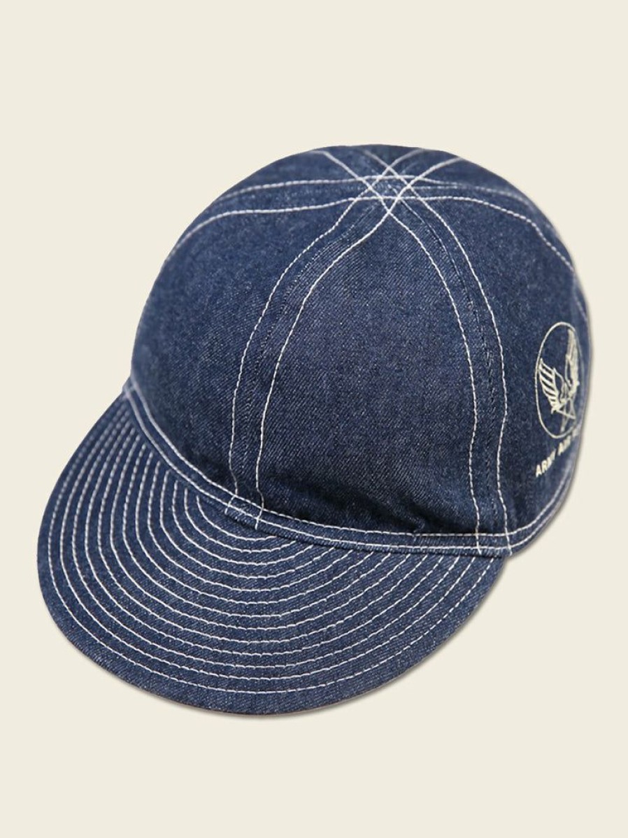 Accessories * | Bronson Usaaf Wwii Type A-3 Cap Accessories Indigo