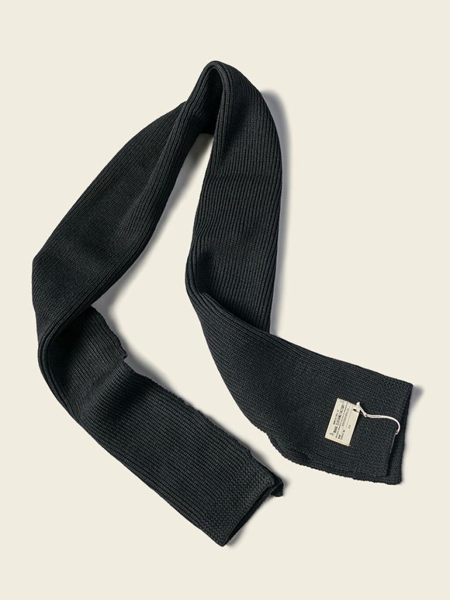 Accessories * | Non Stock Usn Wool Scarf Black