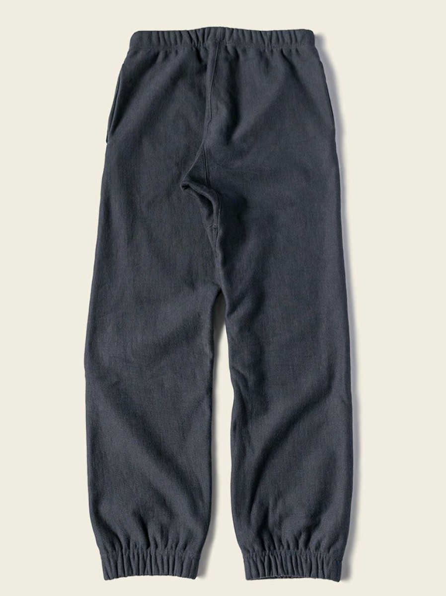 Bottoms * | Bronson New Arrivals 1950S 20.5 Oz Terry Cloth Reverse Weave Sweatpants Black