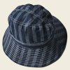 Accessories * | Bronson 13 Oz Selvedge Denim Bucket Hat Indigo Stripe