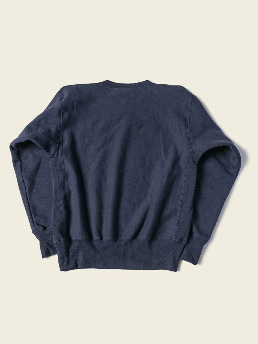 Tops * | Bronson 21 Oz Uscg Reverse Weave Sweatshirt New Arrivals Navy