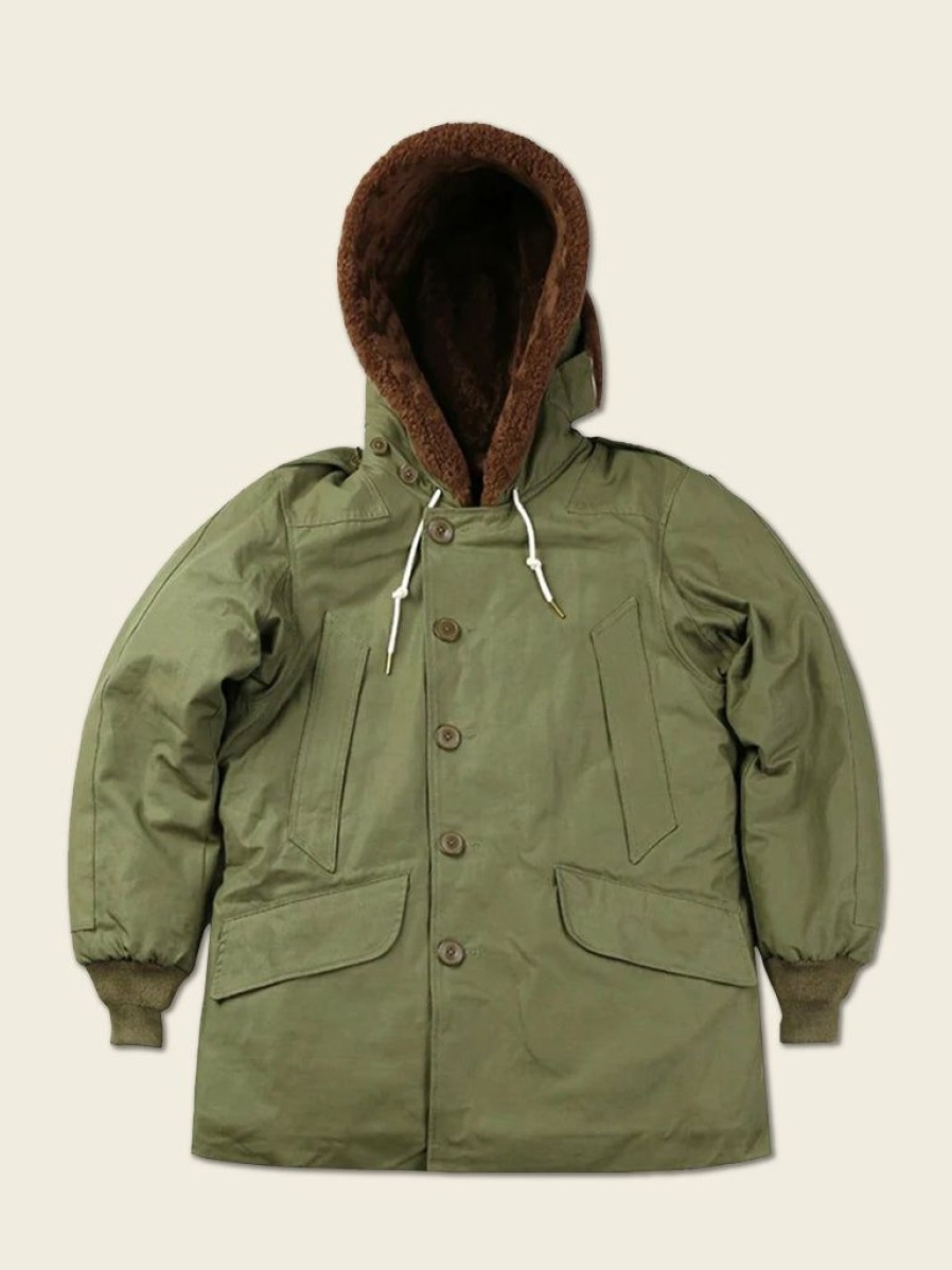 Outerwear * | Bronson Outerwear Us Army Air Forces Type B-9 Flight Down Parka Olive