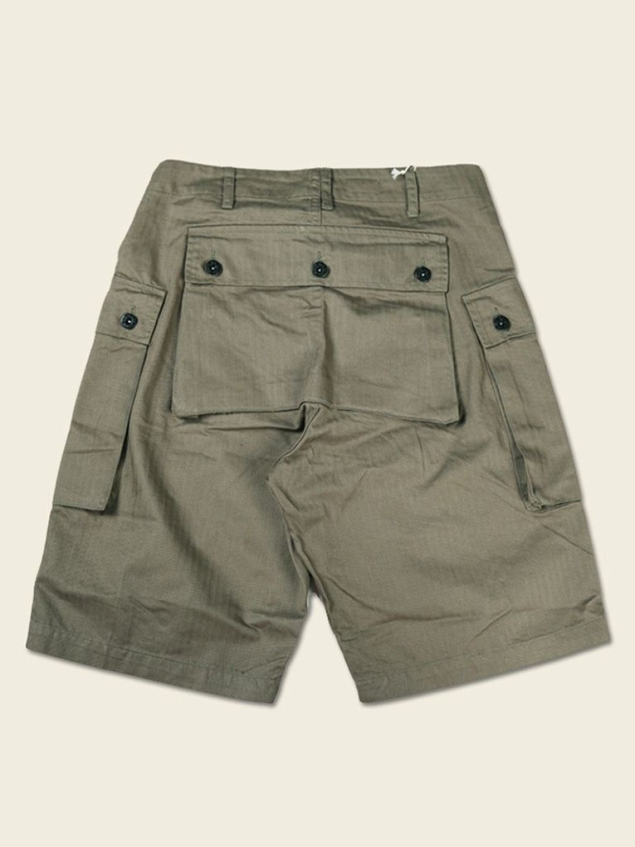 Bottoms * | Bronson Bottoms Usmc P-44 Utility Shorts Olive