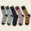 Accessories * | Non Stock Best Sellers Old School Prisoner Striped Cotton Socks