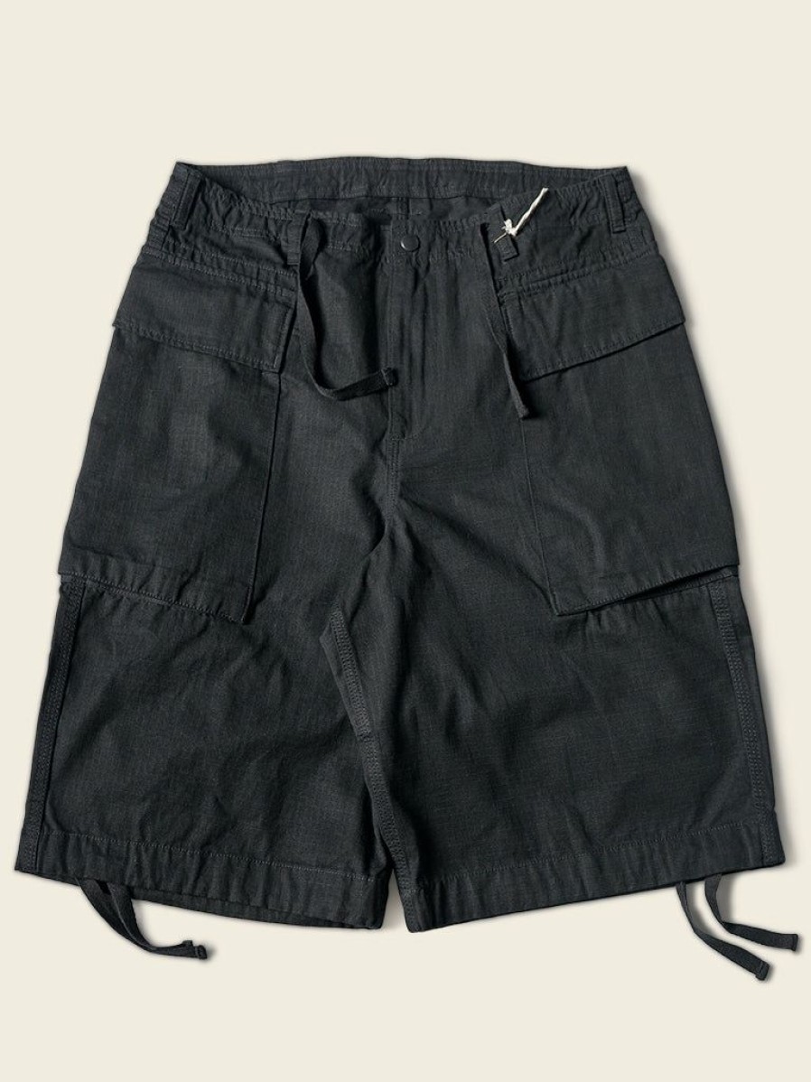 Bottoms * | Non Stock New Arrivals 8.5 Oz Cotton Ripstop Cargo Shorts Black