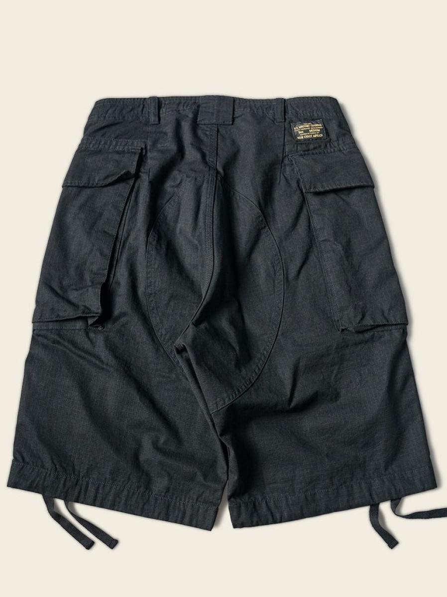 Bottoms * | Non Stock New Arrivals 8.5 Oz Cotton Ripstop Cargo Shorts Black