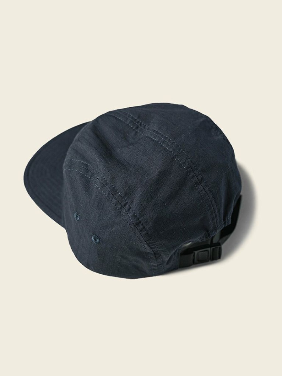 Accessories * | Non Stock 7.5 Oz Ripstop Cotton 5 Panel Cap Accessories Navy