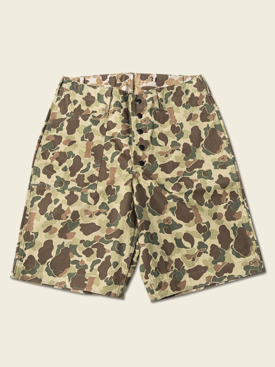 Bottoms * | Bronson Usmc P-42 Reversible Duck Hunter Shorts Camo