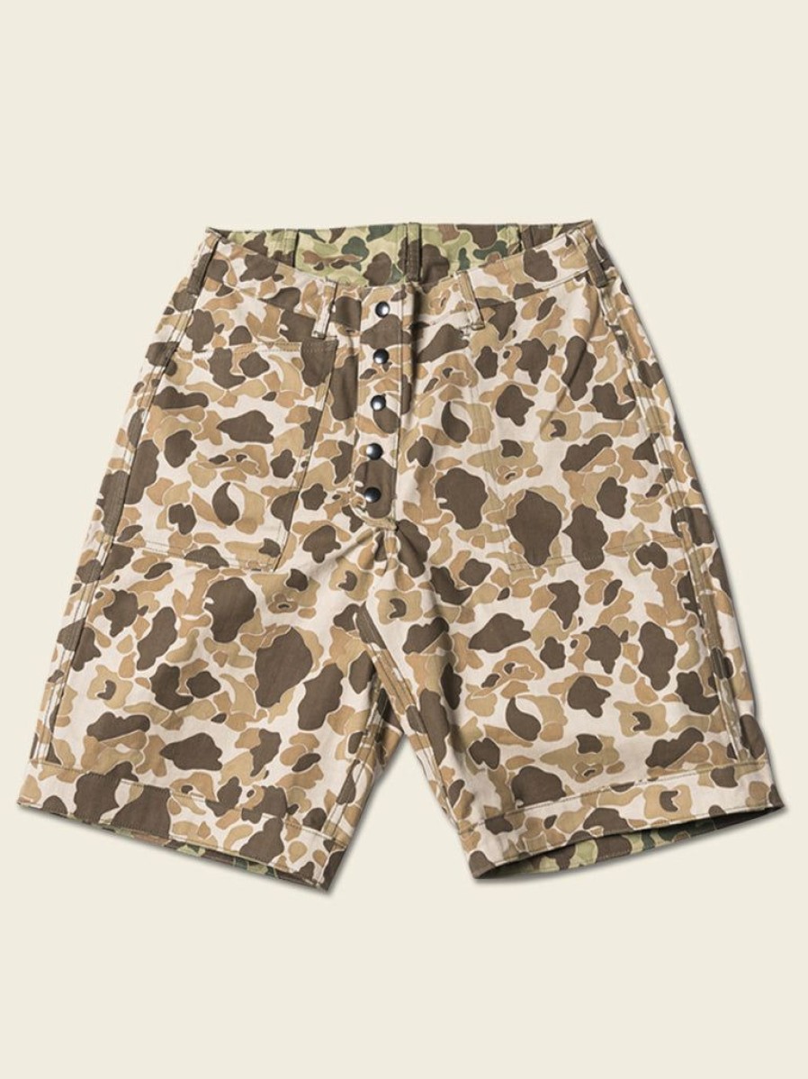 Bottoms * | Bronson Usmc P-42 Reversible Duck Hunter Shorts Camo