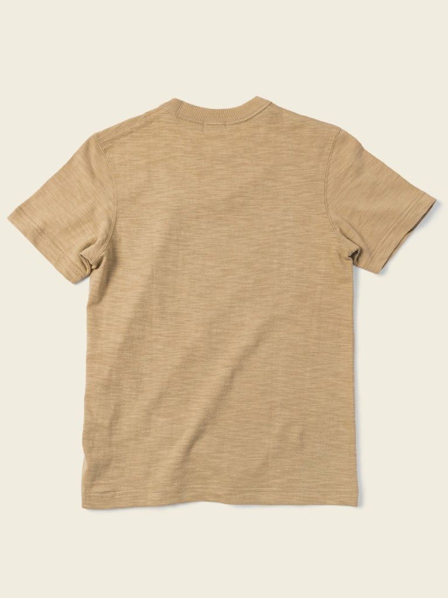 Tops * | Non Stock Tops 10.5 Oz Us Cotton Tubular Gusset T-Shirt Sand