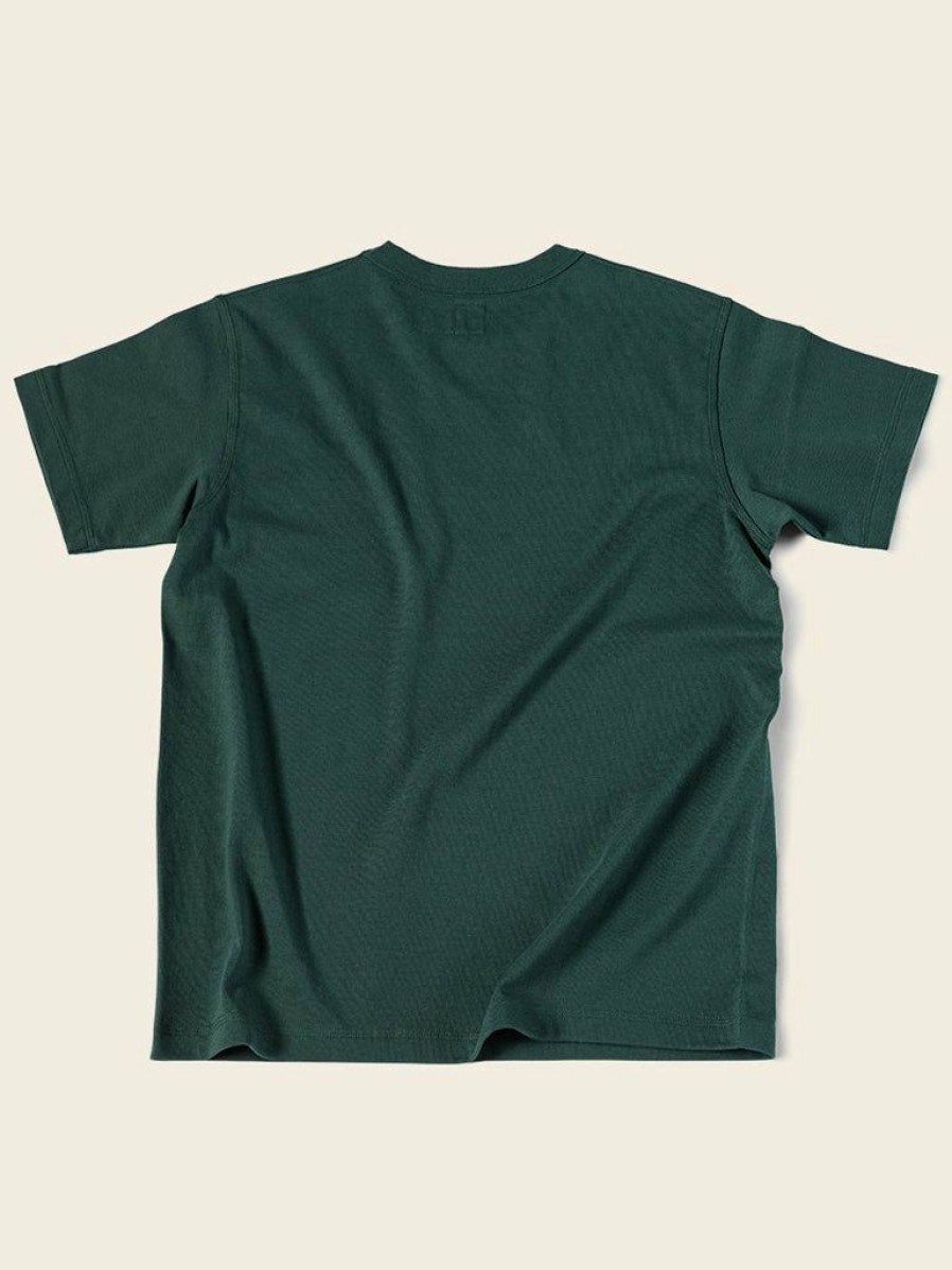 Tops * | Bronson Tops 1930S Slanted Pocket Tubular T-Shirt Green