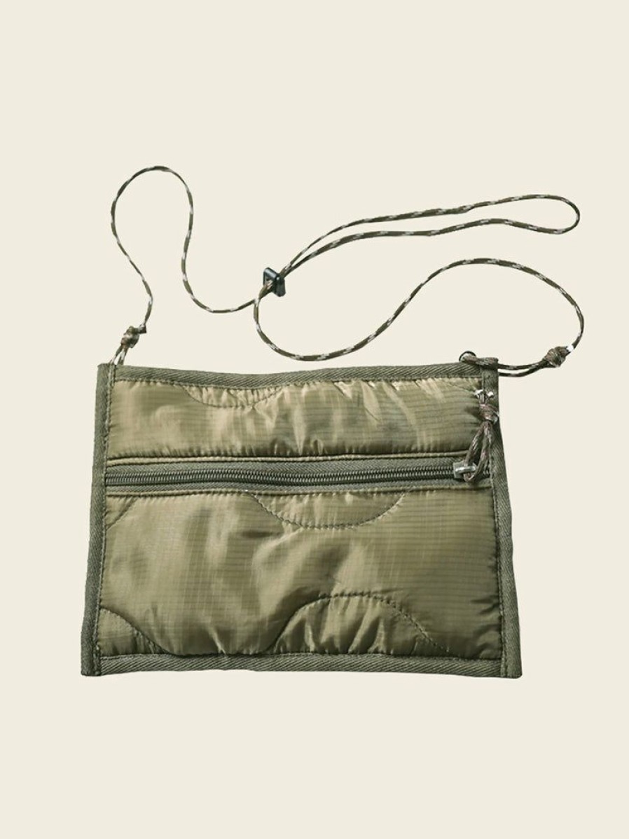 Accessories * | Bronson Remade M65 Liner Nylon Sacoche Bag Accessories Olive