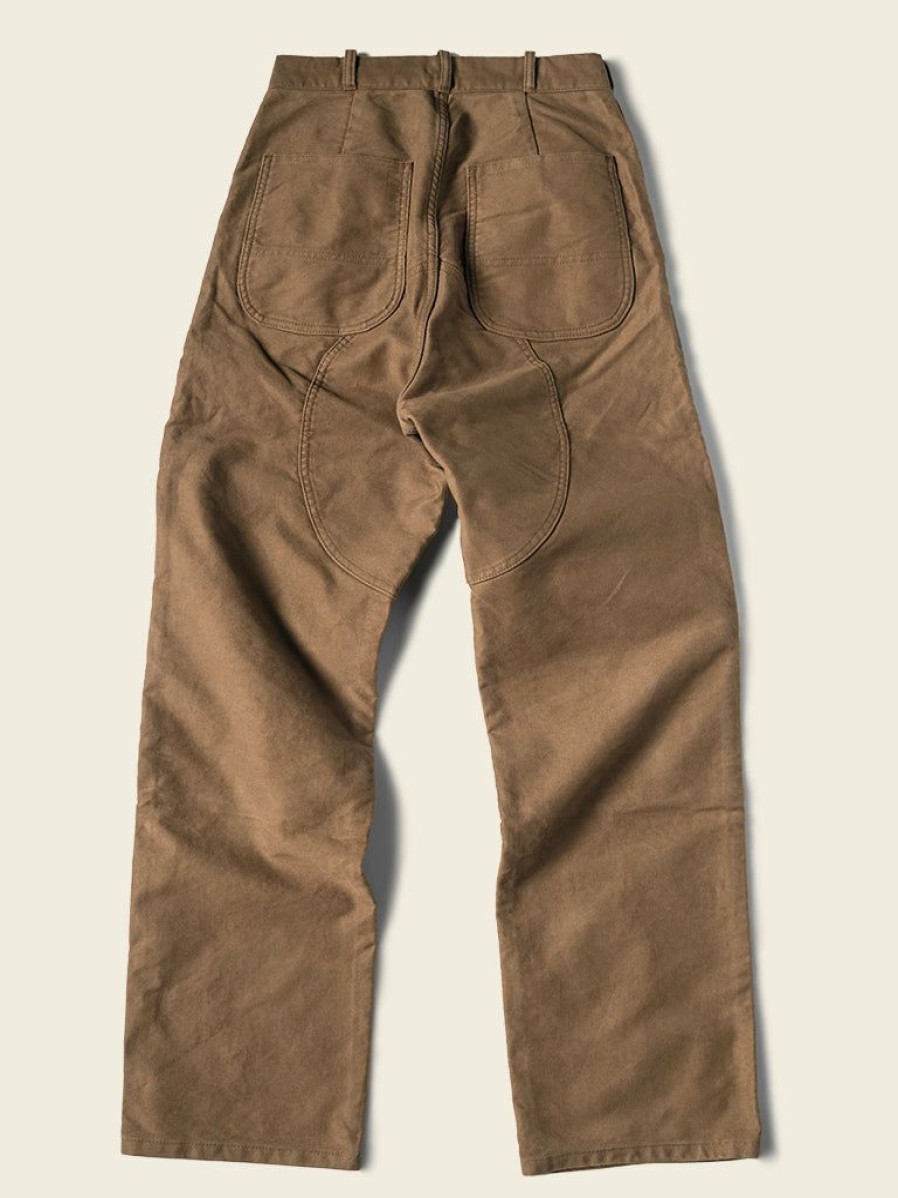 Bottoms * | Bronson Lot 955 Moleskin Warden Pants New Arrivals Earth Yellow