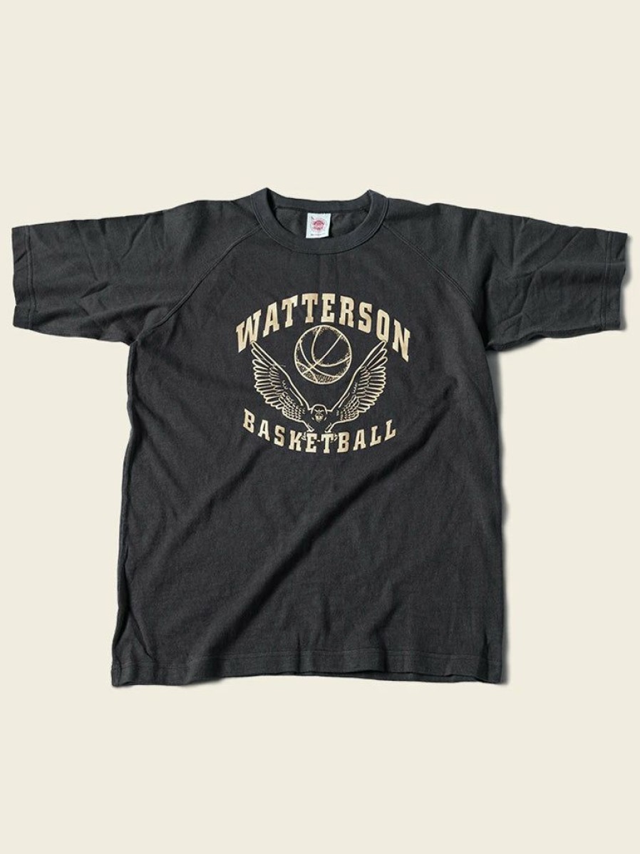 Tops * | Non Stock Vintage Watterson Basketball Print Raglan Sleeve T-Shirt