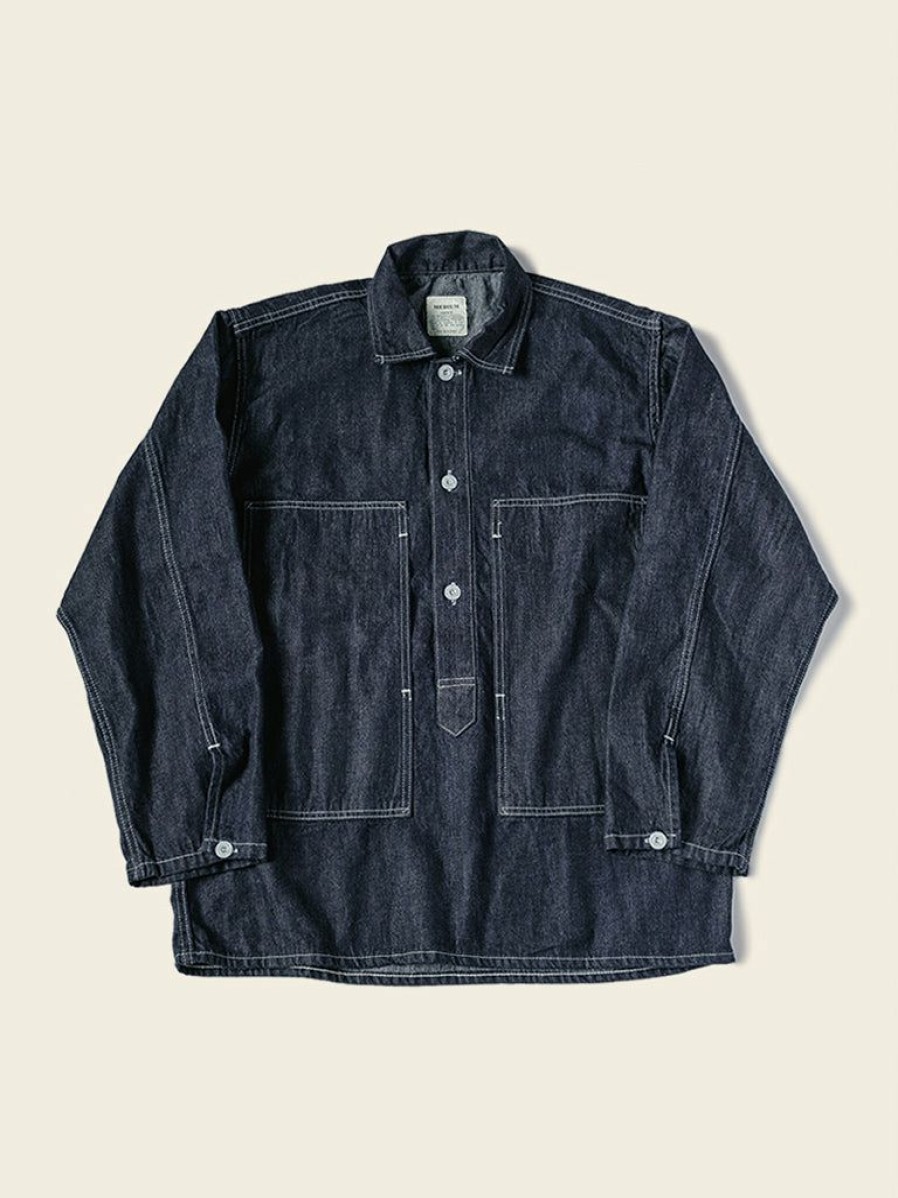 Outerwear * | Bronson Outerwear 1935 Us Army Ccc Fatigue Jumper Indigo