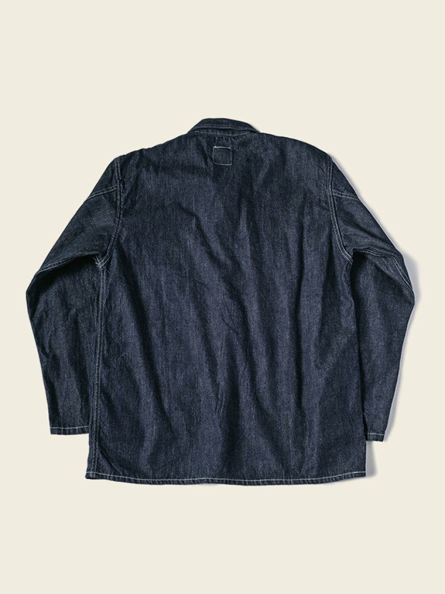 Outerwear * | Bronson Outerwear 1935 Us Army Ccc Fatigue Jumper Indigo