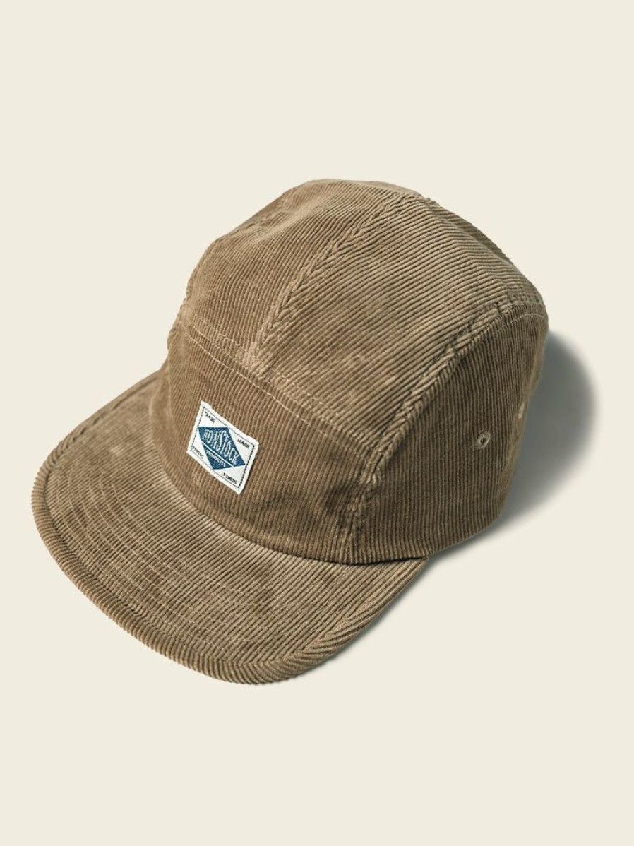 Accessories * | Non Stock 12.5 Oz Corduroy 5 Panel Cap Khaki