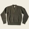 Tops * | Bronson Usaaf Type A-1 V-Neck Mechanics Sweater Olive