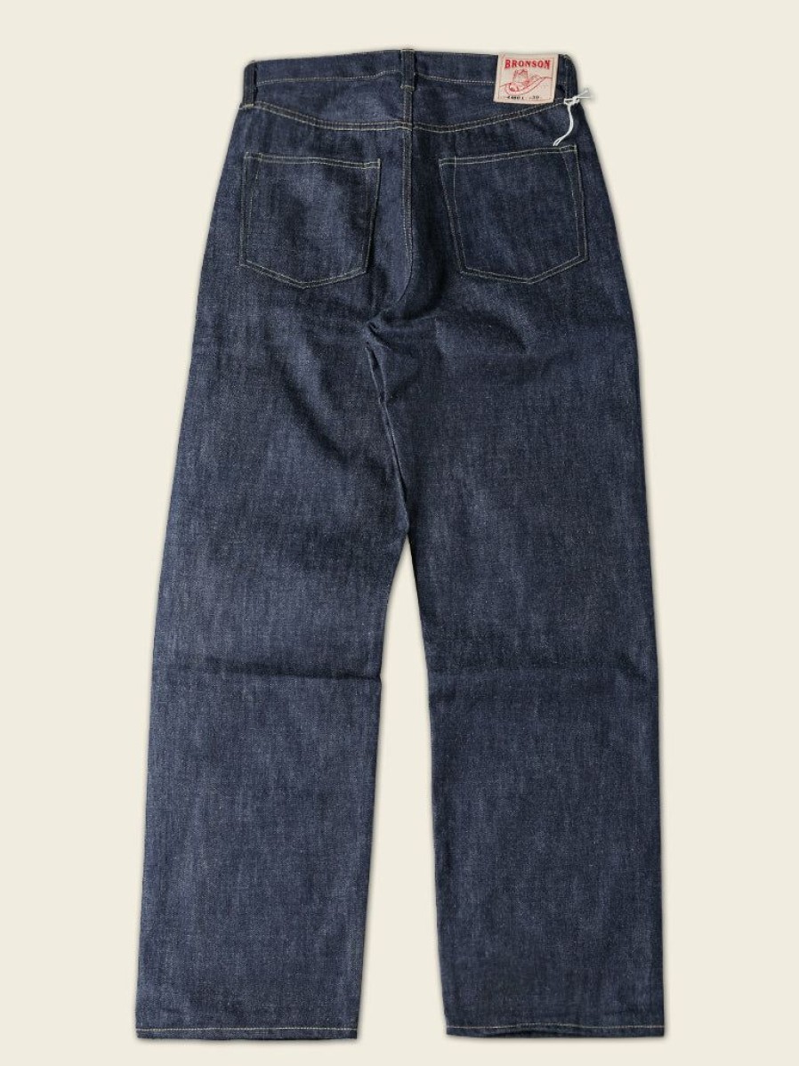 Bottoms * | Bronson Lot 44801 Wwii Version Selvedge Denim Jeans Indigo