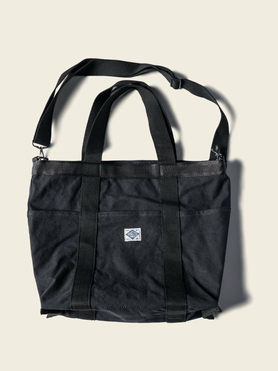 Accessories * | Non Stock 18 Oz Canvas Tote Bag Black