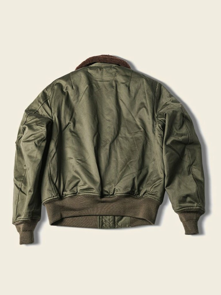 Outerwear * | Bronson Usaaf Type B-15A Flight Jacket Olive