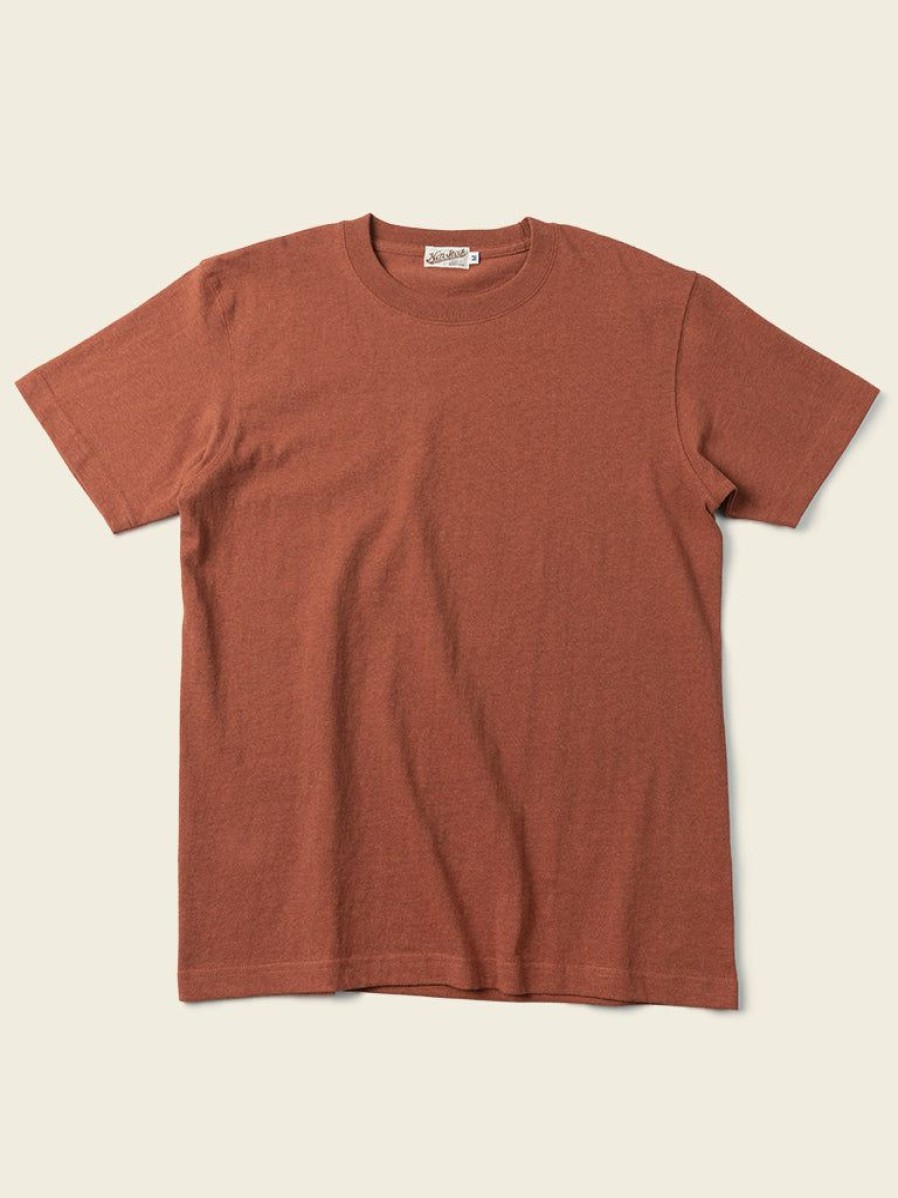 Tops * | Non Stock 9 Oz Us Cotton Tubular T-Shirt Tops Orange Red