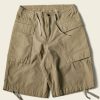 Bottoms * | Non Stock 8.5 Oz Cotton Ripstop Cargo Shorts New Arrivals Khaki