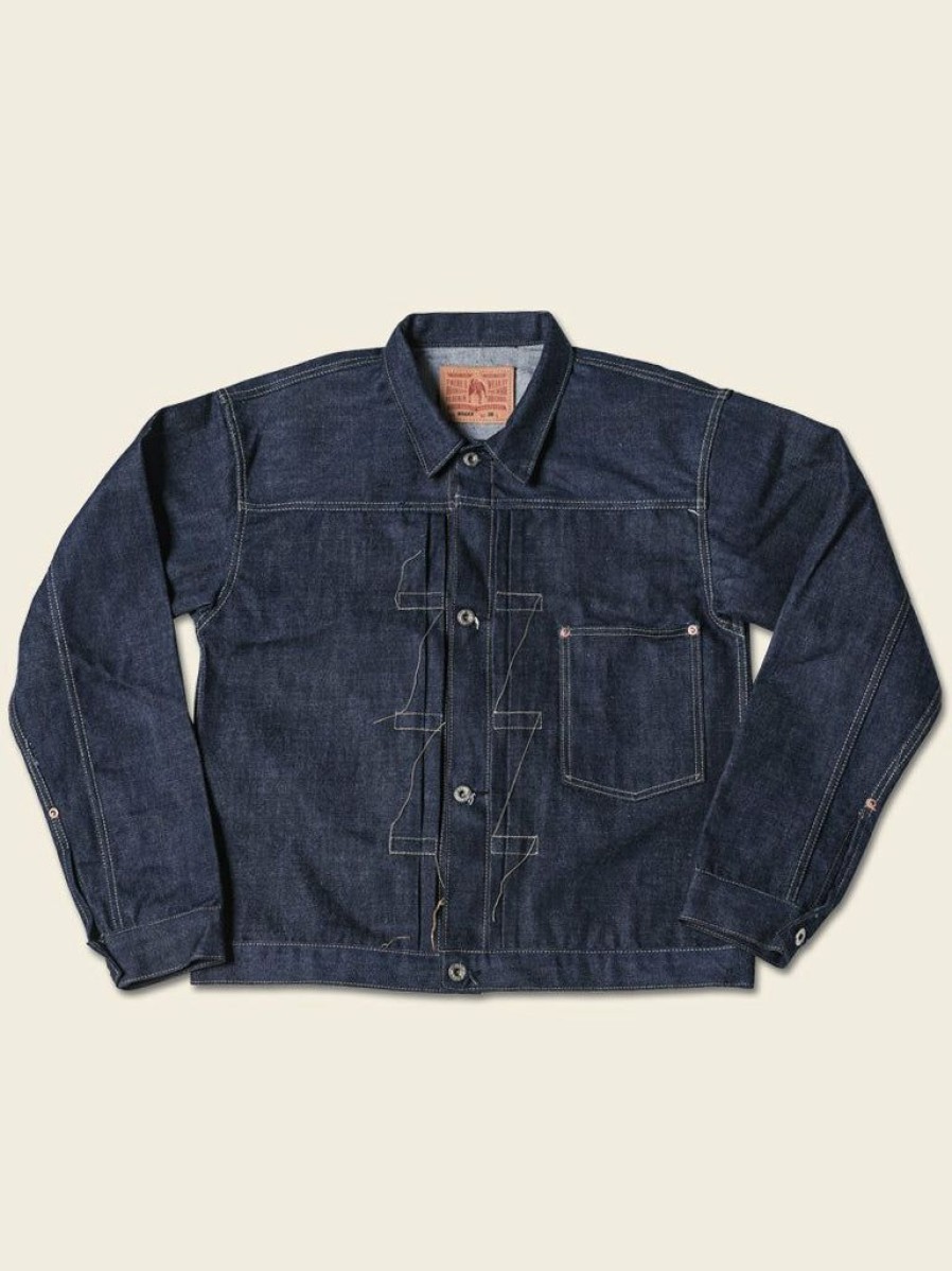 Outerwear * | Bronson Lot 44806Xx Wwii Type 1 14 Oz Selvedge Denim Jacket Outerwear Indigo