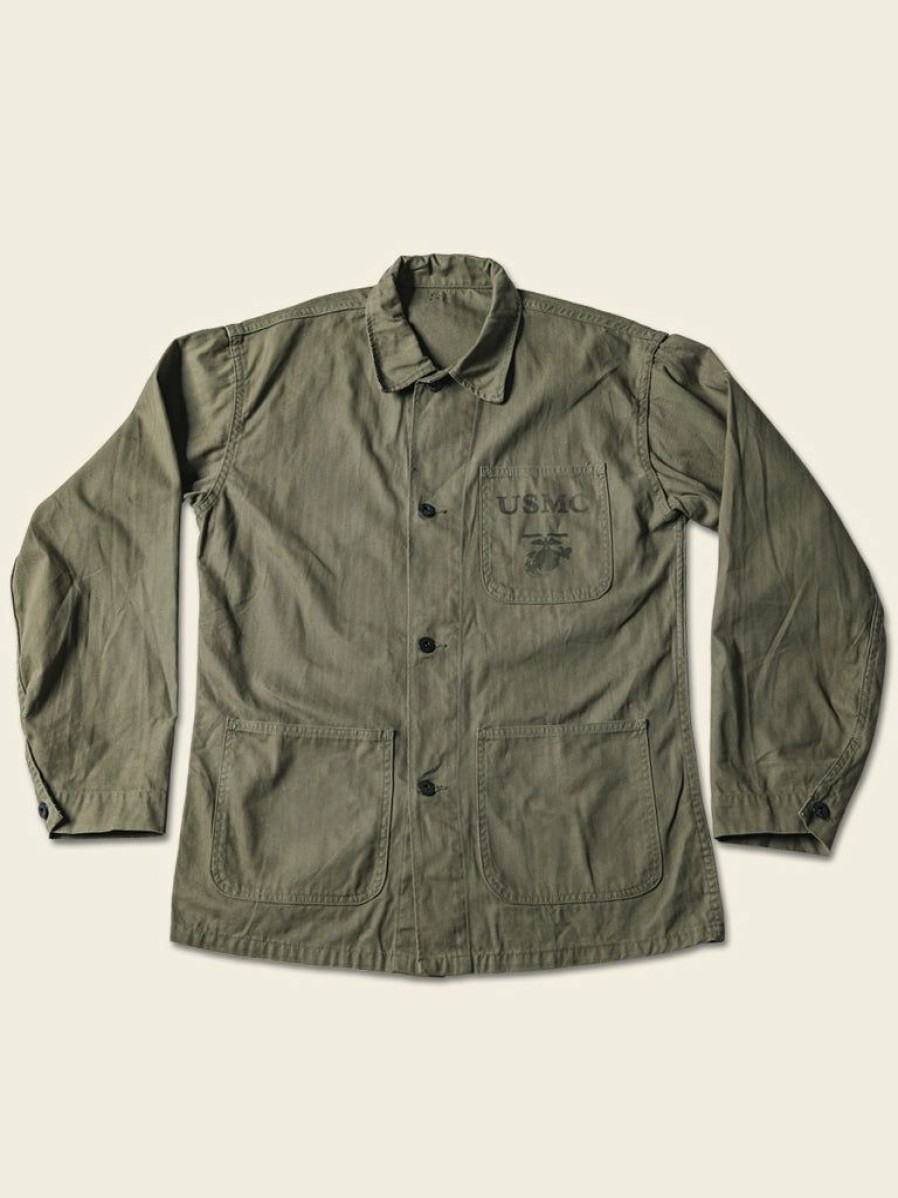 Outerwear * | Bronson Outerwear Usmc P-41 Hbt Utility Jacket Olive