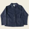 Outerwear * | Bronson 1922 Usn 2Nd Model Denim Coverall Utility Jacket Indigo