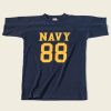 Tops * | Bronson Us Naval Football T-Shirt Tops Navy