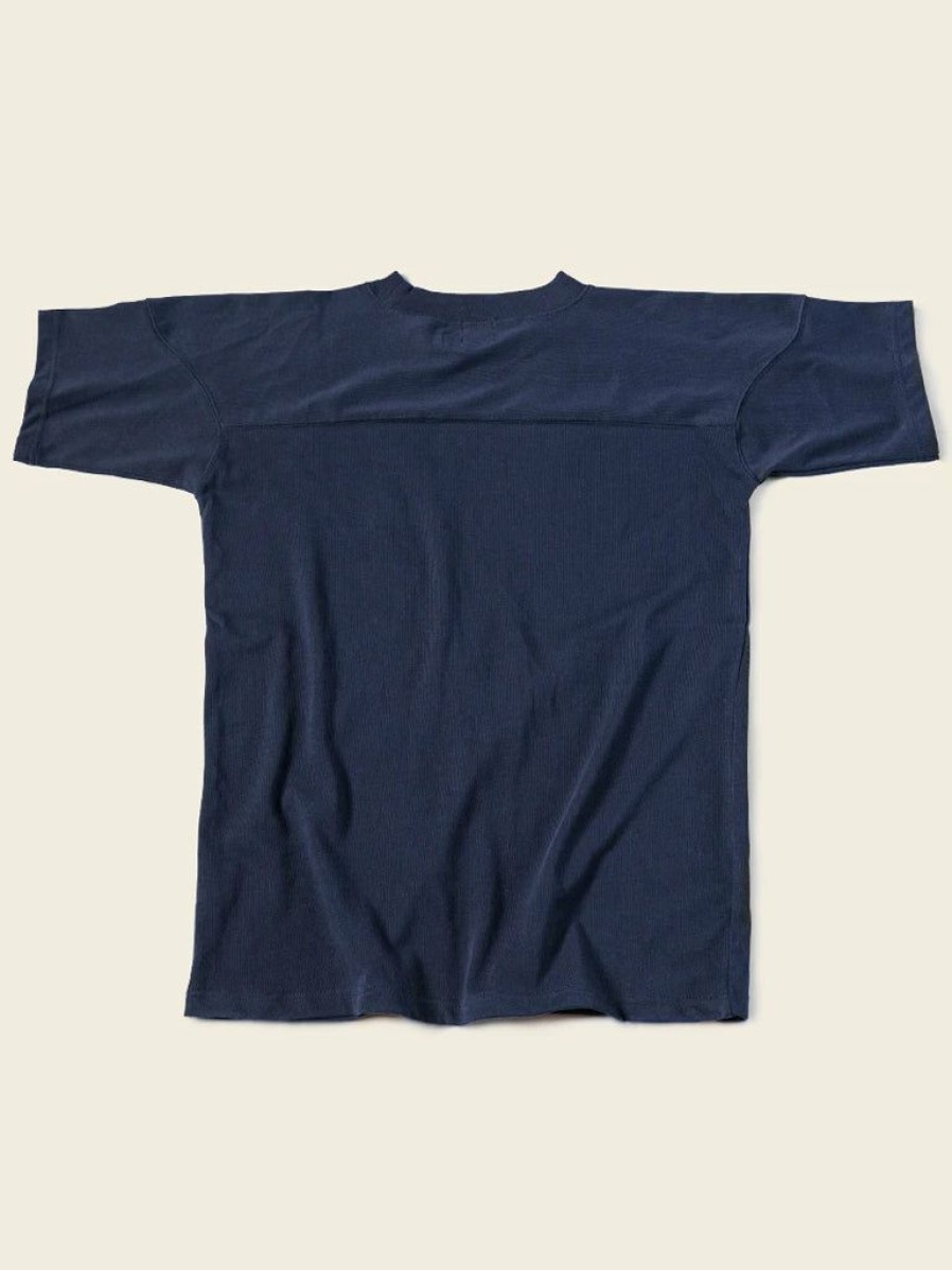 Tops * | Bronson Us Naval Football T-Shirt Tops Navy