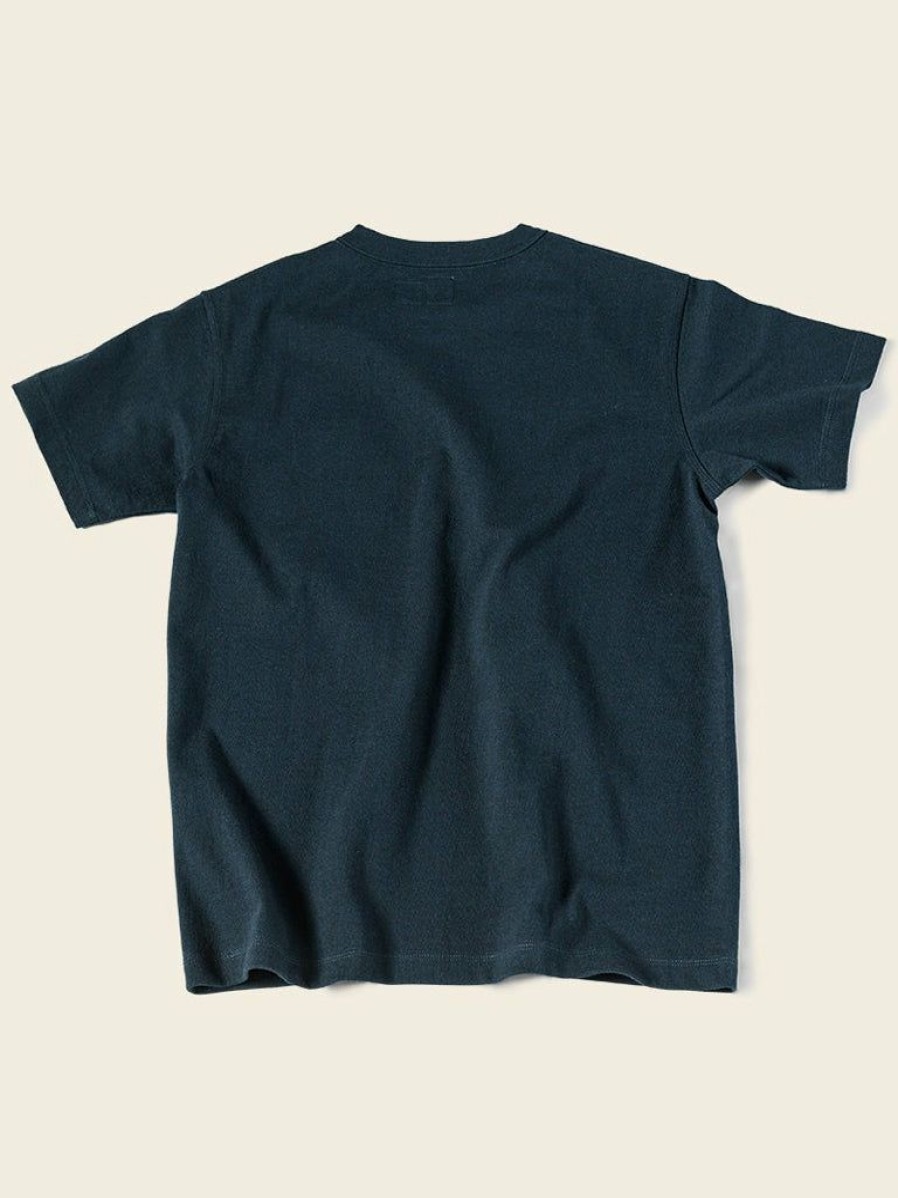 Tops * | Bronson 1930S Slanted Pocket Tubular T-Shirt Tops Navy