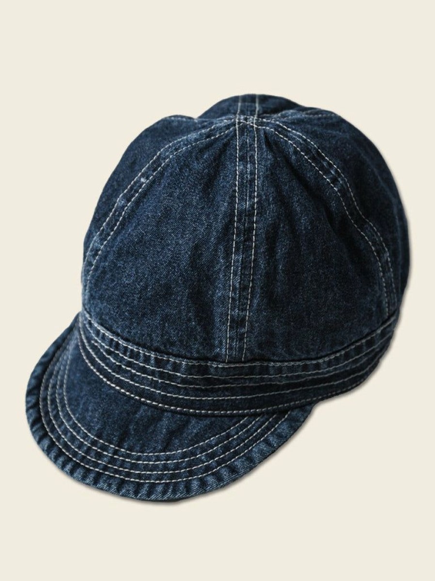 Accessories * | Non Stock Pw Prisoner Denim Cap Indigo