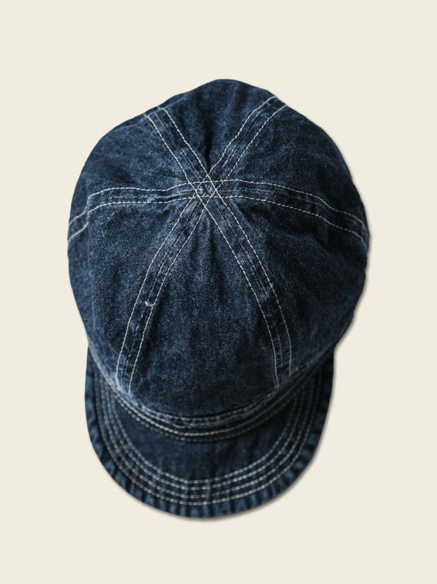 Accessories * | Non Stock Pw Prisoner Denim Cap Indigo