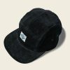 Accessories * | Non Stock 12.5 Oz Corduroy 5 Panel Cap Black