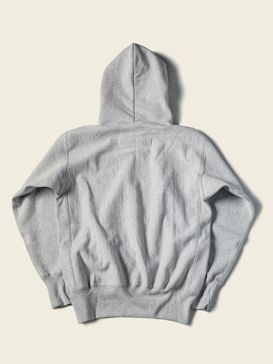 Tops * | Bronson Us Naval Academy Reverse Weave Hoodie Gray