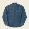 Tops * | Non Stock 9 Oz Wabash Vent Hole Work Shirt Back In Stock Indigo Wabash