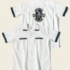 Tops * | Bronson Bomb Squadron "Grim Reaper" Force Base Souvenir Bowling Shirt Tops White