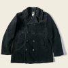 Outerwear * | Bronson New Arrivals Lot 939 Heavyweight Corduroy Peacoat Black