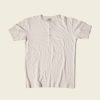 Tops * | Bronson 1890S Slub Cotton Henley T-Shirt Back In Stock Cream White