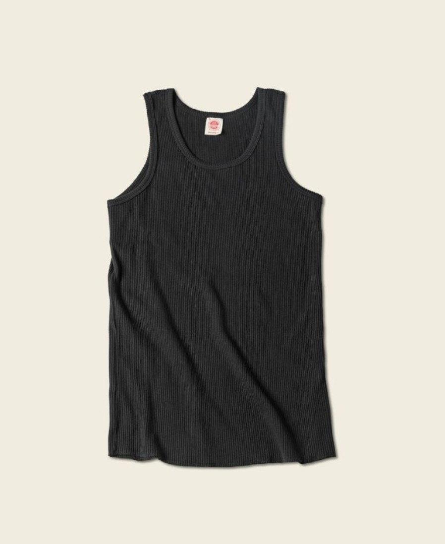 Tops * | Non Stock 10.5 Oz Cotton Tank Top Black