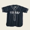 Tops * | Bronson New Arrivals Wwii Military Baseball Shirt 7Th Aff Blue