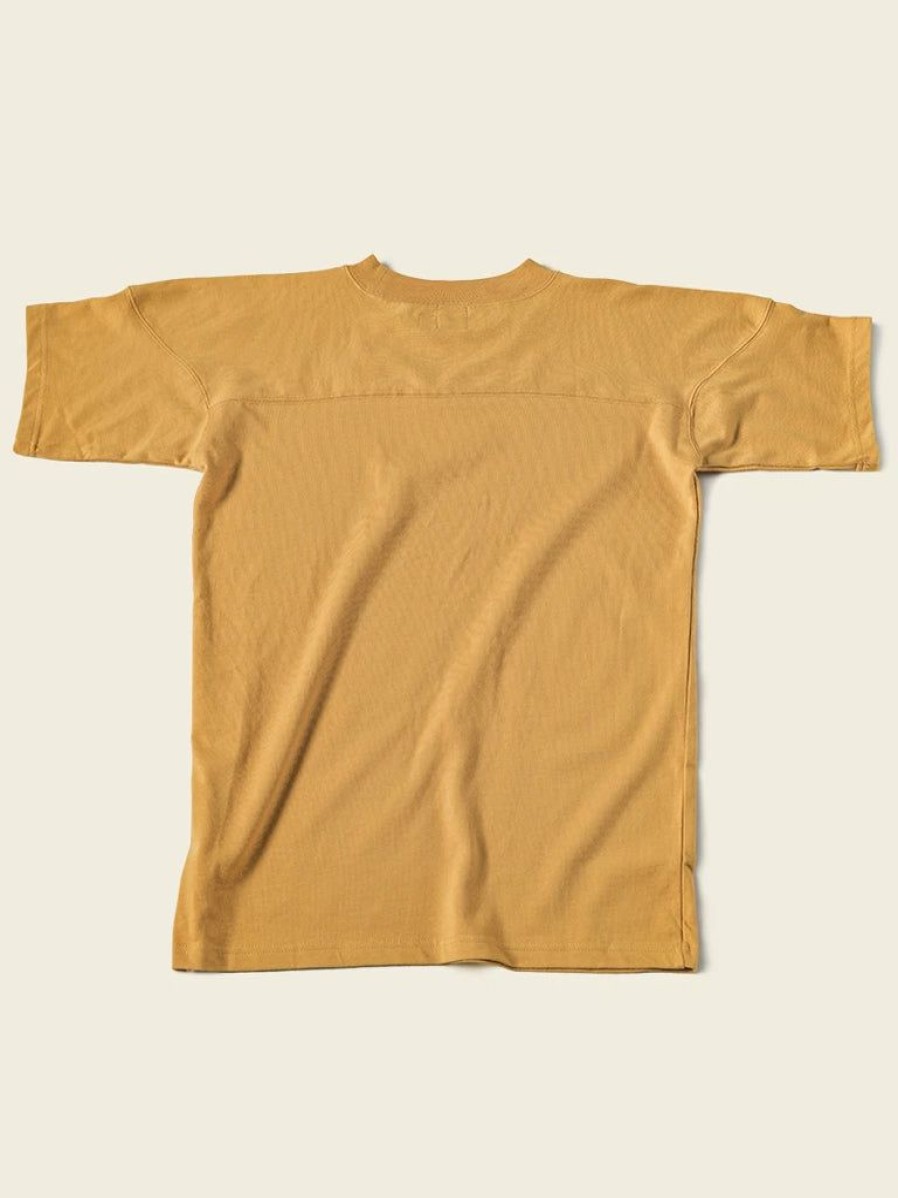 Tops * | Bronson Tops Us Naval Football T-Shirt Yellow