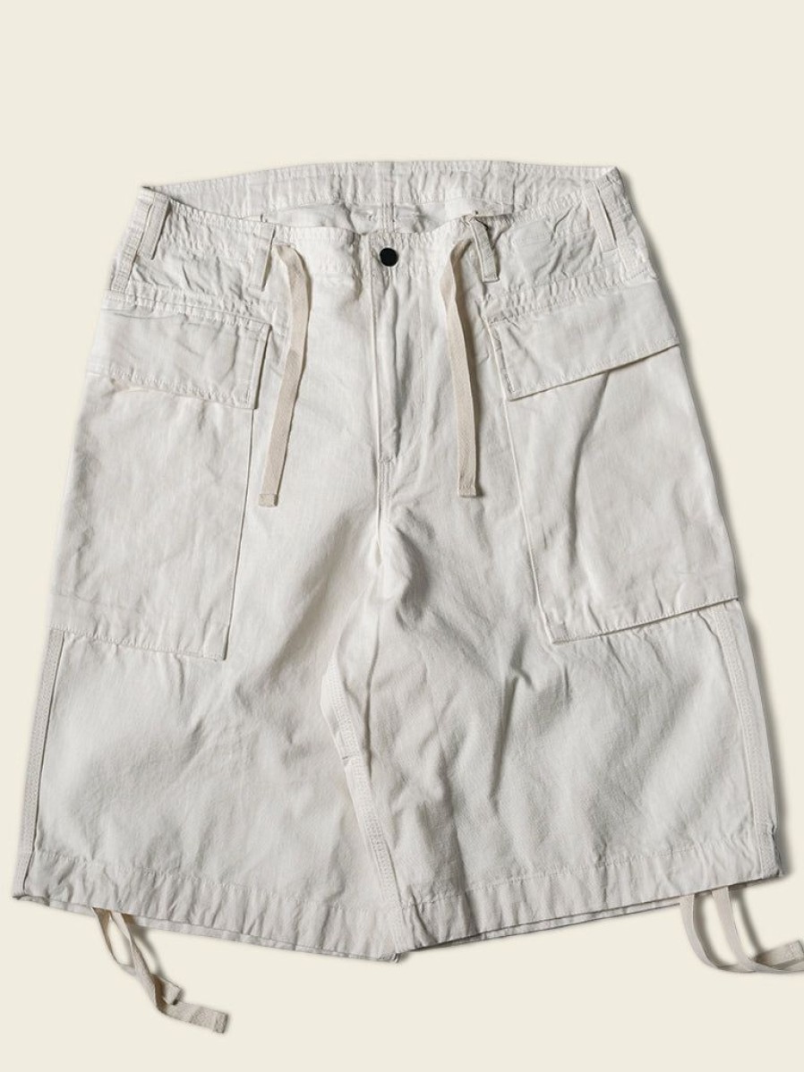 Bottoms * | Non Stock New Arrivals 8.5 Oz Cotton Ripstop Cargo Shorts White