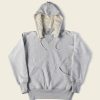 Tops * | Bronson 1930S 20 Oz Terry Cloth Hooded Sweatshirt Tops Grey