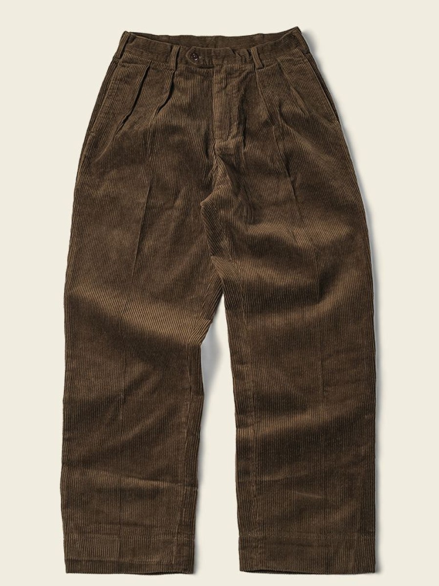 Bottoms * | Non Stock 12.5 Oz 8 Wale Corduroy Trousers Brown