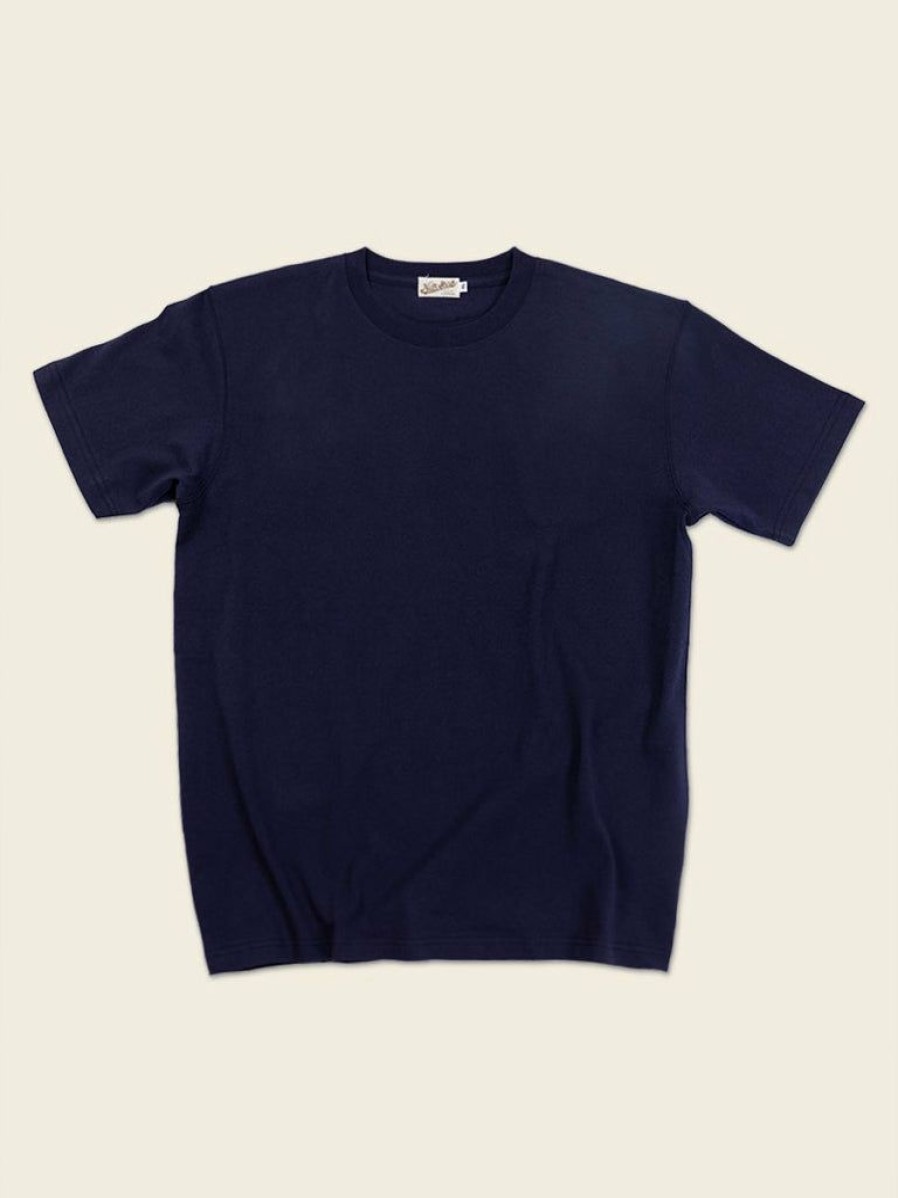 Tops * | Non Stock 9 Oz Us Cotton Tubular T-Shirt Tops Navy