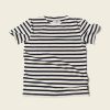 Tops * | Bronson Breton Stripe T-Shirt White/Navy