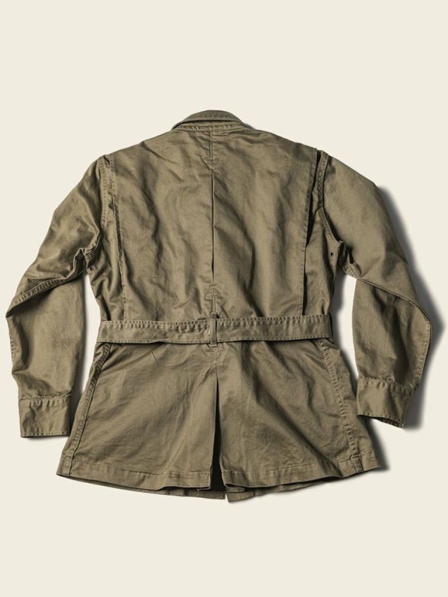 Outerwear * | Bronson Outerwear Us Army M-42 Airborne Paratrooper Field Jacket Khaki Olive